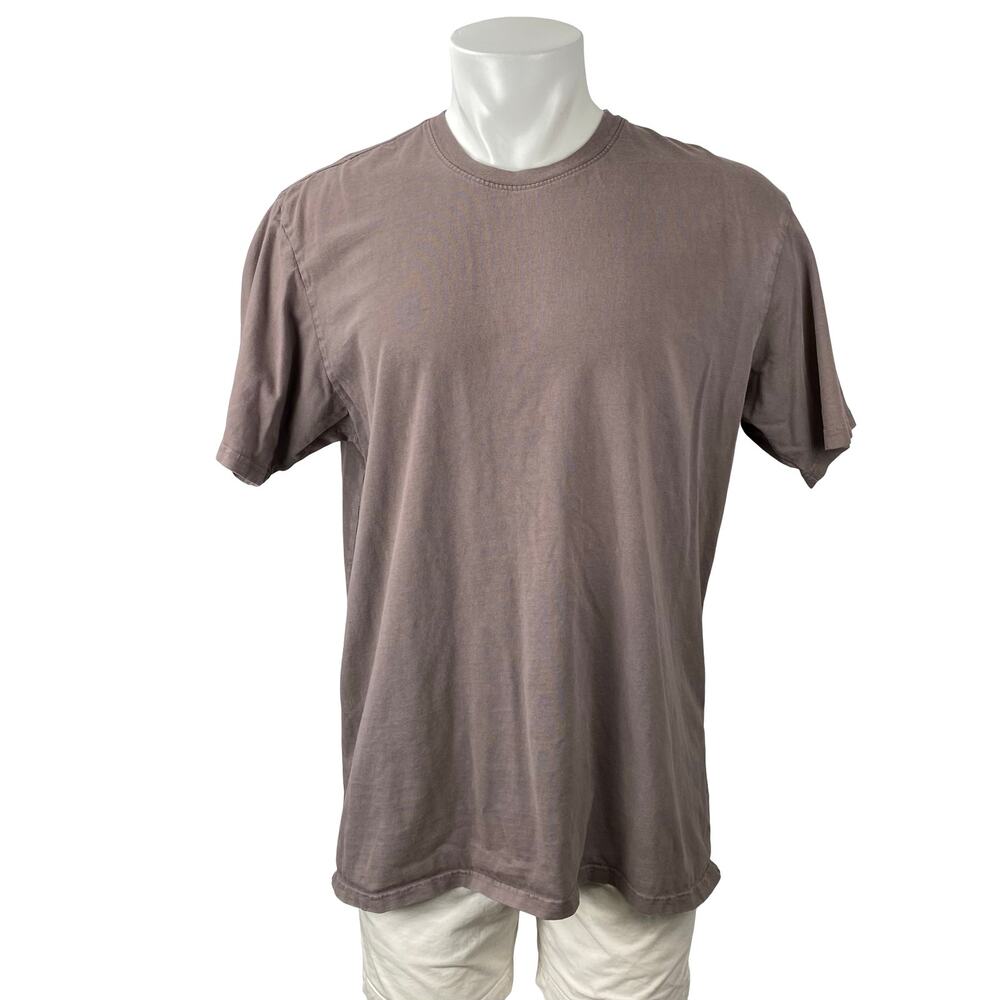 Talentless Men's Brown Crew Neck Short Sleeve Basic T Shirt Tee Top Size XL